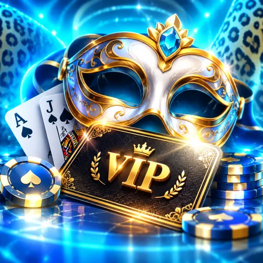 Mesa de blackjack VIP com fichas altas