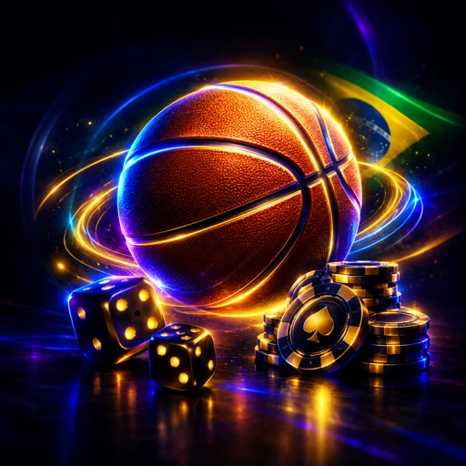 Jogador de basquete enterrando a bola em partida da NBA